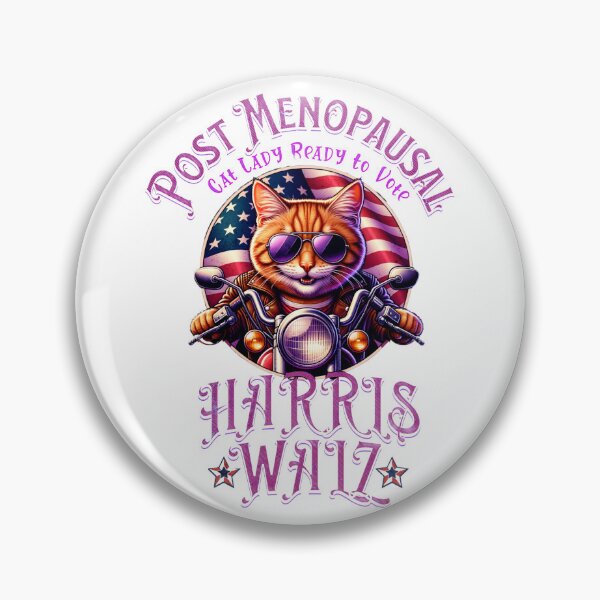 Item preview, Post-Menopausal Childless Cat Lady Ready to Vote KAMALA  designed and sold by Dominic-Design.