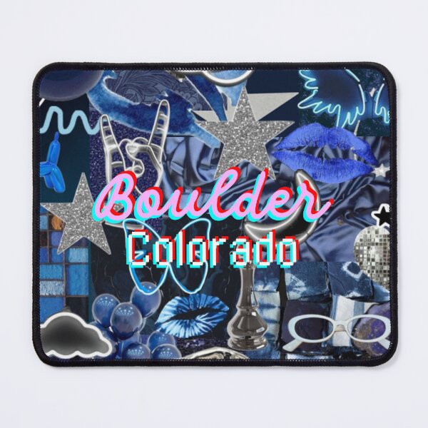 Item preview, Boulder Colorado COLLAGE designed and sold by dormsanddoodles.