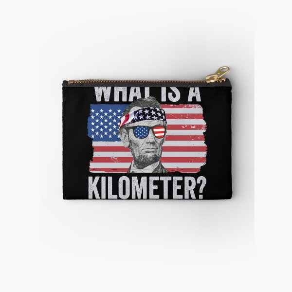 Item preview, Abraham Lincoln Funny 4th Of July What Is A Kilometer Gear designed and sold by DynamicDesign.