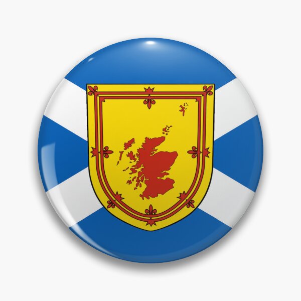 Item preview, Scottish Saltire Flag with Country Map Shield (bratach na h-Alba le sgiath mapa na dùthcha) designed and sold by JonathanR1994.