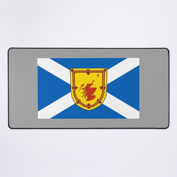 Item preview, Scottish Saltire Flag with Country Map Shield (bratach na h-Alba le sgiath mapa na dùthcha) designed and sold by JonathanR1994.