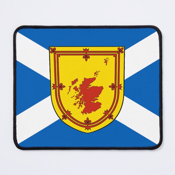 Item preview, Scottish Saltire Flag with Country Map Shield (bratach na h-Alba le sgiath mapa na dùthcha) designed and sold by JonathanR1994.