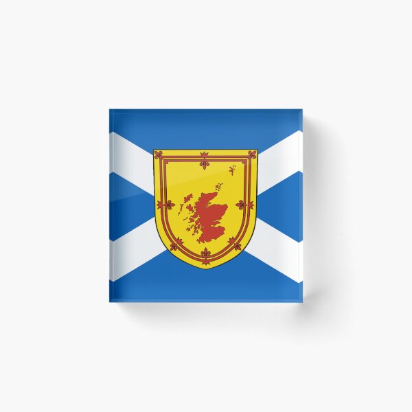 Item preview, Scottish Saltire Flag with Country Map Shield (bratach na h-Alba le sgiath mapa na dùthcha) designed and sold by JonathanR1994.