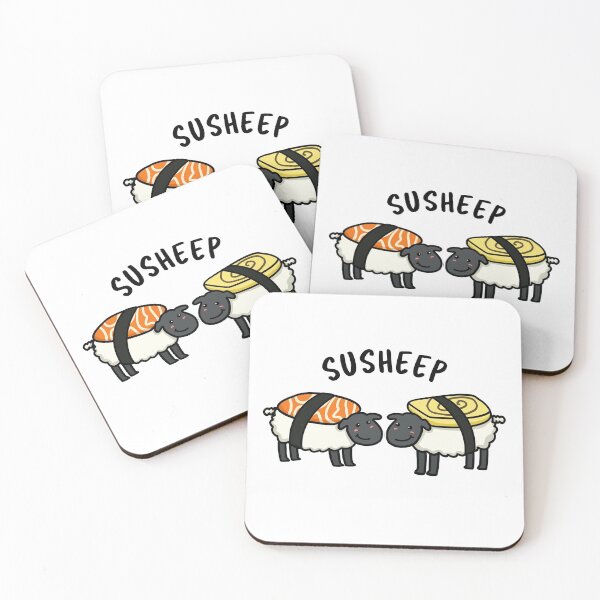 Item preview, Susheep Funny Sushi Sheep Puns  designed and sold by punnybone.