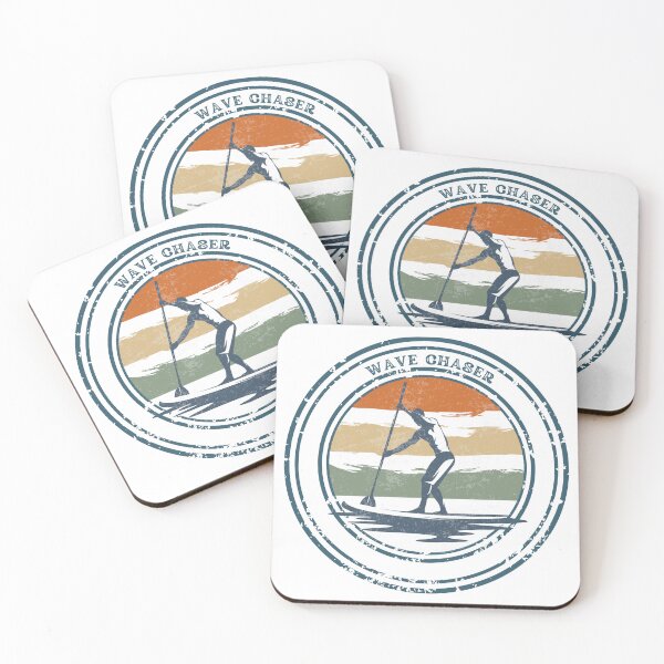 Item preview, WAVE CHASER - RETRO-STYLE PADDLEBOARDING ADVENTURE designed and sold by GALF VIBES.