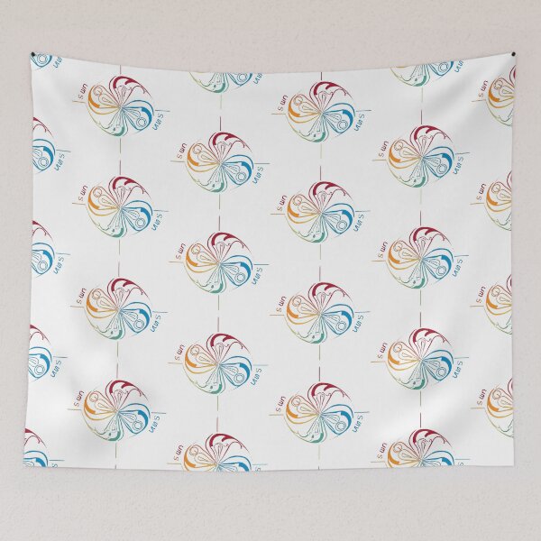 Item preview, Colorful Abstract Swirl Design designed and sold by merve02shop.