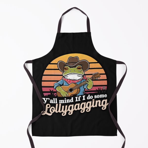 Item preview, Y'all Mind If I Do Some Lollygagging Cowboy Frog - Eye Voodoo designed and sold by eyevoodoo.