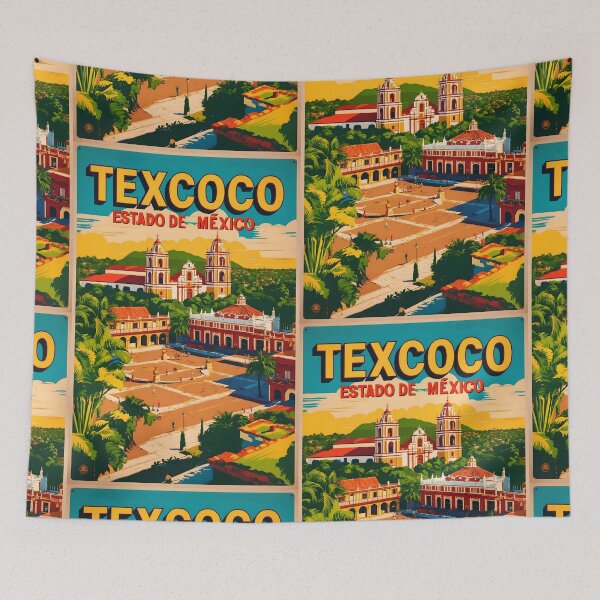 Item preview, Texcoco Estado de Mexico Vintage Travel Tourism  designed and sold by TravelersGems.
