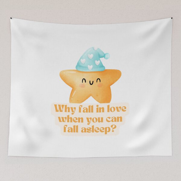 Item preview, Why fall in love when you can fall asleep? designed and sold by KookiewthTae.