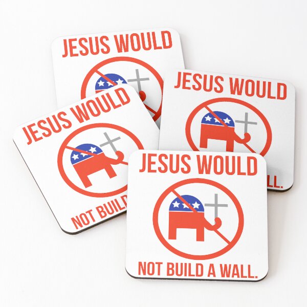 Item preview, Jesus would not build a wall  designed and sold by Rachel the Artist .