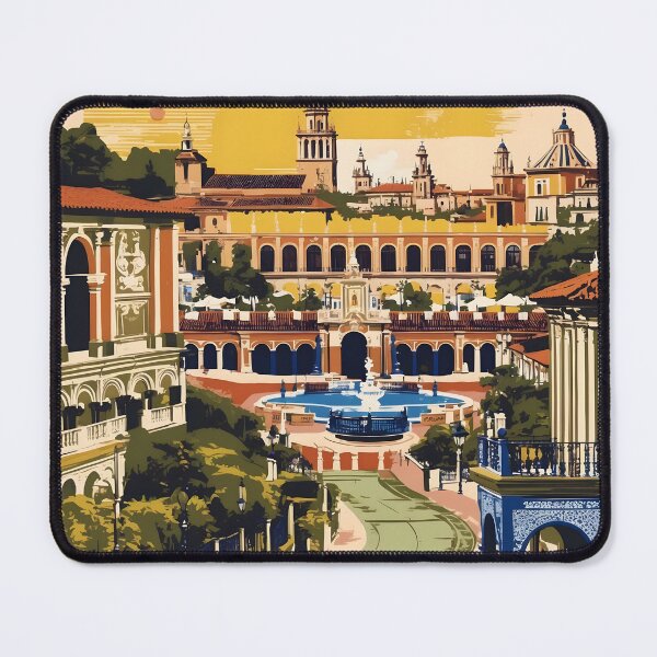Item preview, Badajoz Spain Vintage Travel Tourism designed and sold by TravelersGems.