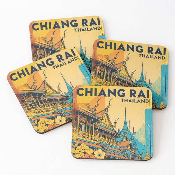 Item preview, Chiang Rai Thailand Vintage Travel Tourism  designed and sold by TravelersGems.