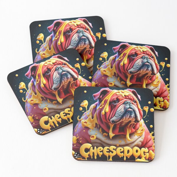 Item preview, The Unhappy Bulldog's Cheesy Dilemma designed and sold by Owl-o-the-wisp.