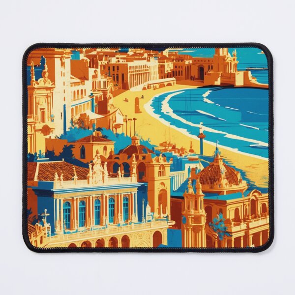 Item preview, A Coruña Spain Vintage Travel Tourism designed and sold by TravelersGems.