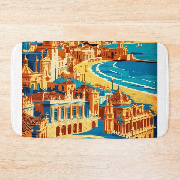Item preview, A Coruña Spain Vintage Travel Tourism  designed and sold by TravelersGems.