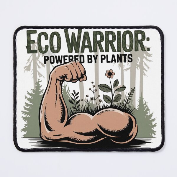 Item preview, Eco Warrior: Powered By Plants designed and sold by Situstshirts.
