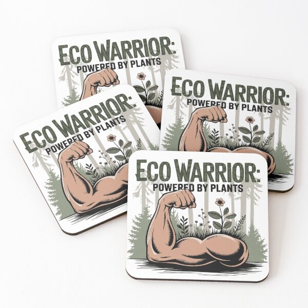 Item preview, Eco Warrior: Powered By Plants designed and sold by Situstshirts.