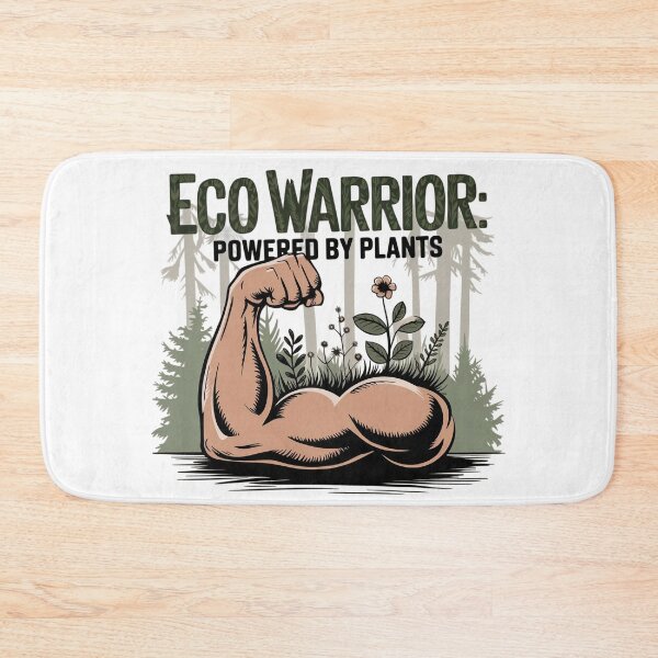Item preview, Eco Warrior: Powered By Plants designed and sold by Situstshirts.