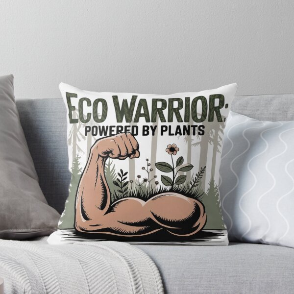 Item preview, Eco Warrior: Powered By Plants designed and sold by Situstshirts.