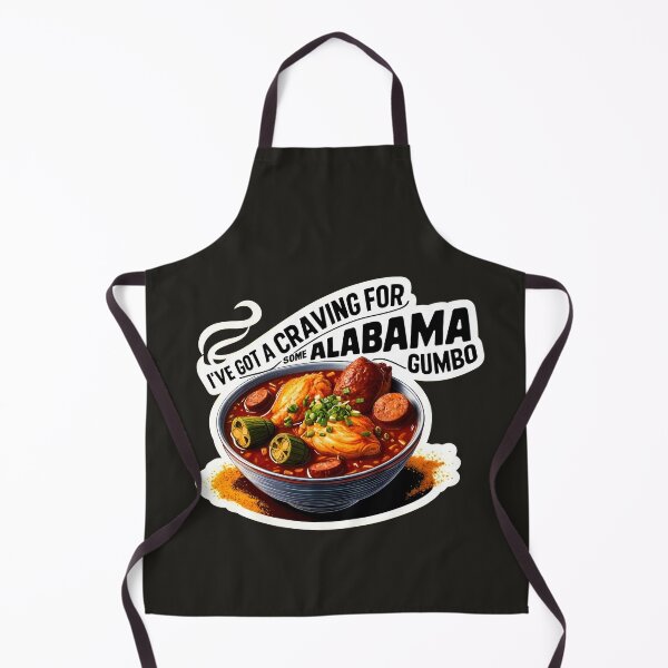 Item preview, I've Got A Craving For Some Alabama Gumbo Food Quote designed and sold by TheArtOfPat.