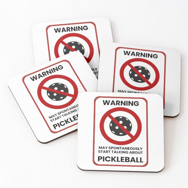Item preview, Pickleball Funny, Warning Pickle Ball, Dink, Pickleball Paddle designed and sold by MerchSearchCO.