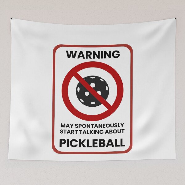 Item preview, Pickleball Funny, Warning Pickle Ball, Dink, Pickleball Paddle designed and sold by MerchSearchCO.
