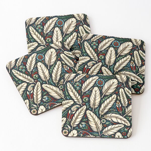 Item preview, Bird Feather Pattern designed and sold by Travelcases.