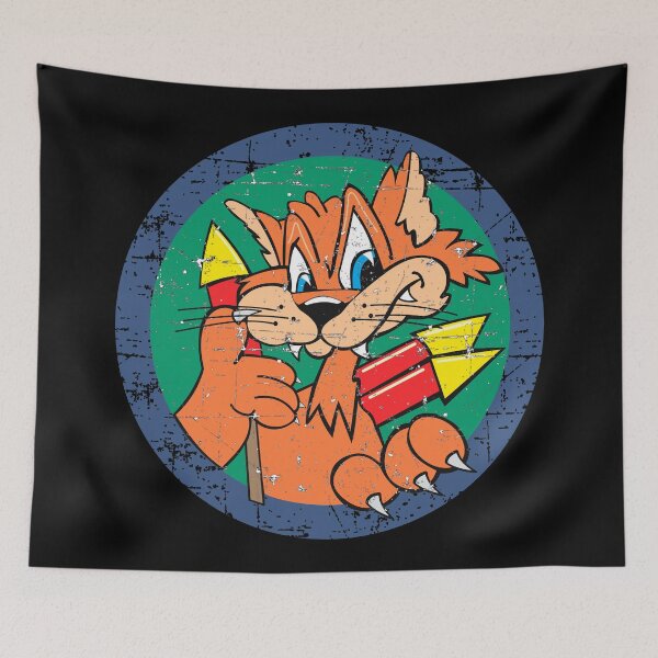 Item preview, USN VC-13 Rocketcat Patch Grunge Style designed and sold by pzd501.