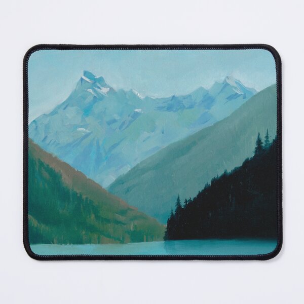 Item preview, Oil Painting Print of Chilliwack Lake by David Shearer designed and sold by theartofoneness.