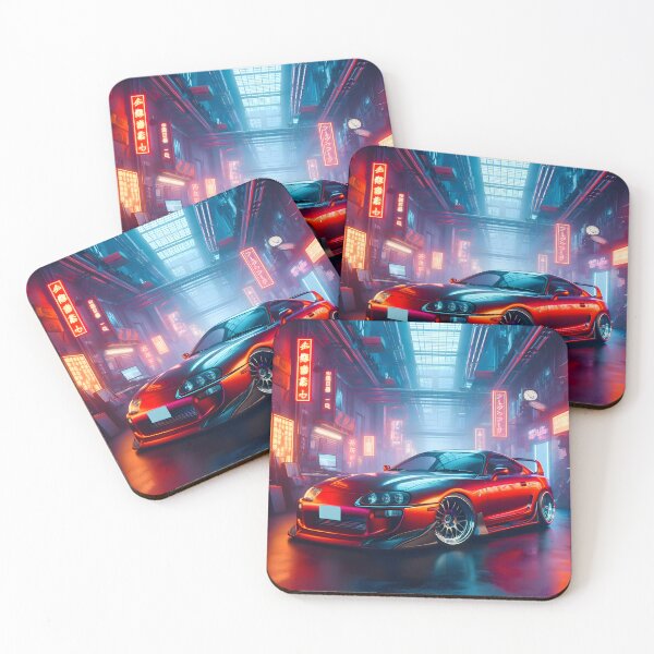 Artikelvorschau, Supra MK4 in Neon Cyberpunk City entworfen und verkauft von RCStoreUy.