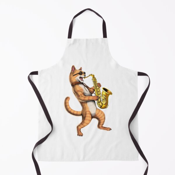 Item preview, Cat Saxophone Player designed and sold by underheaven.