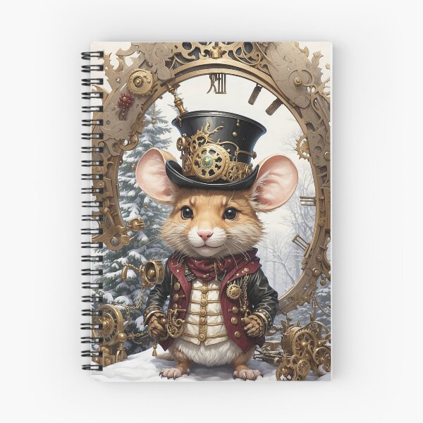 Item preview, Steampunk Mouse - Christmas designed and sold by FlowerMeFlorals.