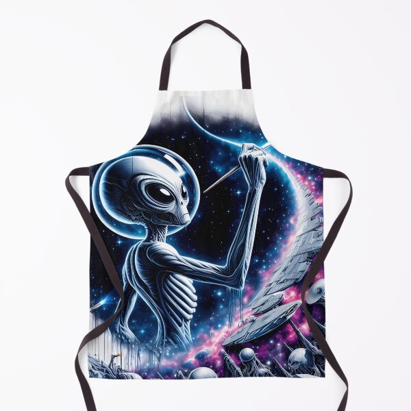 Item preview, Alien Painting Cosmic Mural designed and sold by ZetaDream.