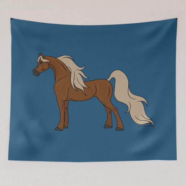 Item preview, Cute, Sorrel Arabian Cartoon Horse designed and sold by DappledMoon.