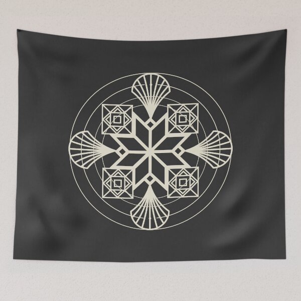 Item preview, Geometrical Flower designed and sold by Merch-Kitsune.