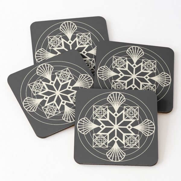 Item preview, Geometrical Flower designed and sold by Merch-Kitsune.