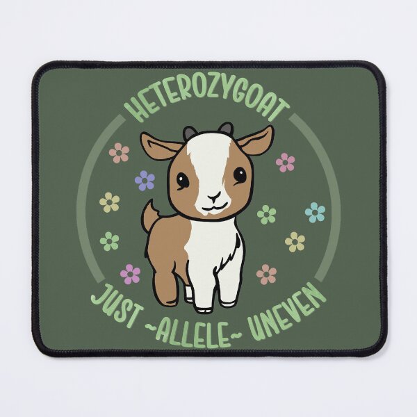 Item preview, Heterozygoat Science Pun designed and sold by Mint-Rose.