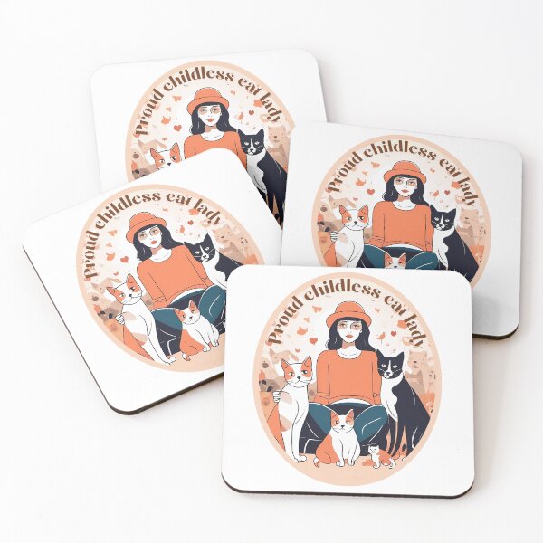 Item preview, Proud childless cat lady in autumn designed and sold by NebulaLabs.