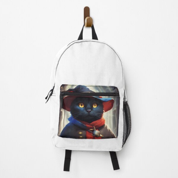 Item preview, Magical Black Cat Wizard Sorcerer - Fantasy RPG Illustration designed and sold by CrownedCanvas.
