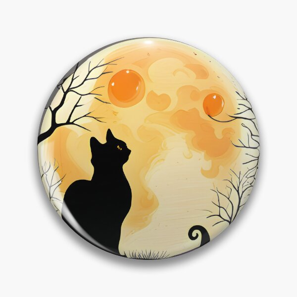 Item preview, Halloween Black Cat Looking at Full Moon designed and sold by Travelcases.