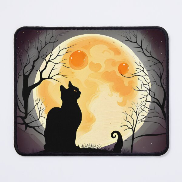 Item preview, Halloween Black Cat Looking at Full Moon designed and sold by Travelcases.