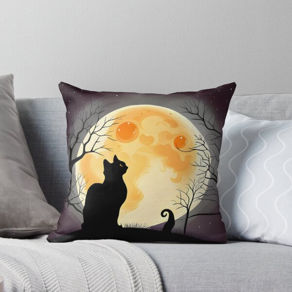 Item preview, Halloween Black Cat Looking at Full Moon designed and sold by Travelcases.