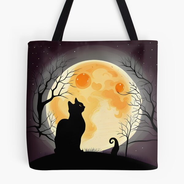 Item preview, Halloween Black Cat Looking at Full Moon designed and sold by Travelcases.