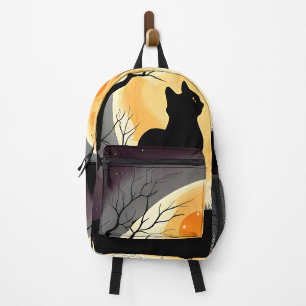 Item preview, Halloween Black Cat Looking at Full Moon designed and sold by Travelcases.