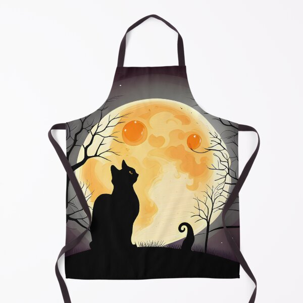 Item preview, Halloween Black Cat Looking at Full Moon designed and sold by Travelcases.