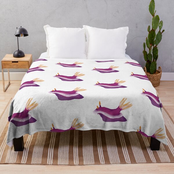 Item preview, Nudibranch - sea slug - Hypselodoris apolegma designed and sold by Poulpimousse.
