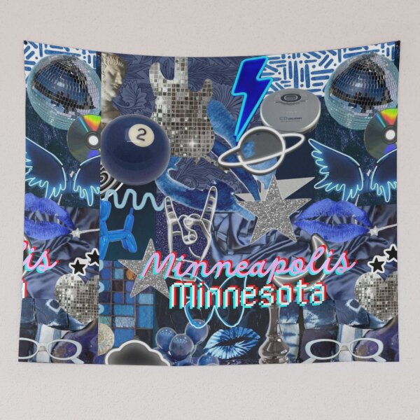 Item preview, Minneapolis Minnesota COLLAGE designed and sold by dormsanddoodles.