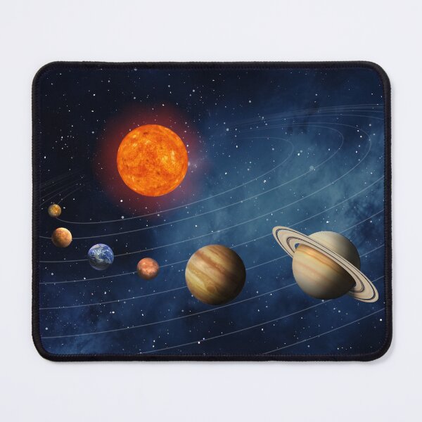 Item preview, Solar system with sun and planets realistic illustration designed and sold by softpixel.