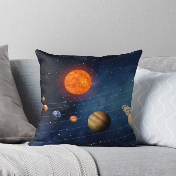Item preview, Solar system with sun and planets realistic illustration designed and sold by softpixel.
