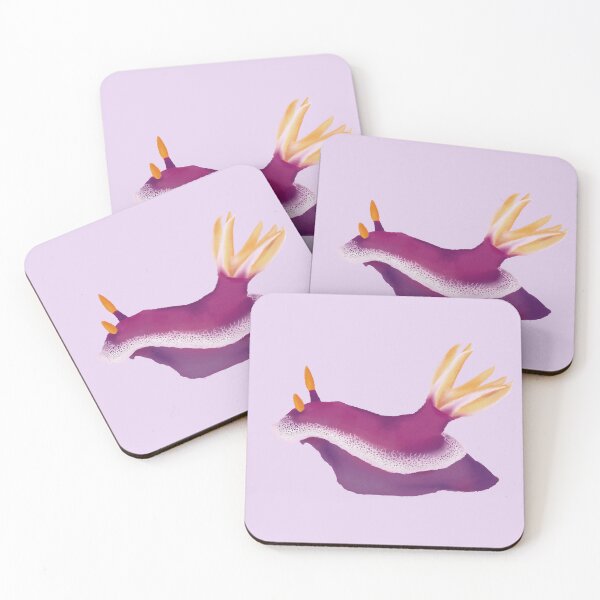 Item preview, Nudibranch - sea slug - Hypselodoris apolegma - lila designed and sold by Poulpimousse.